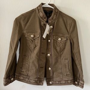 NWT, White House Black Market, 00, Smoky Topaz, Jacket